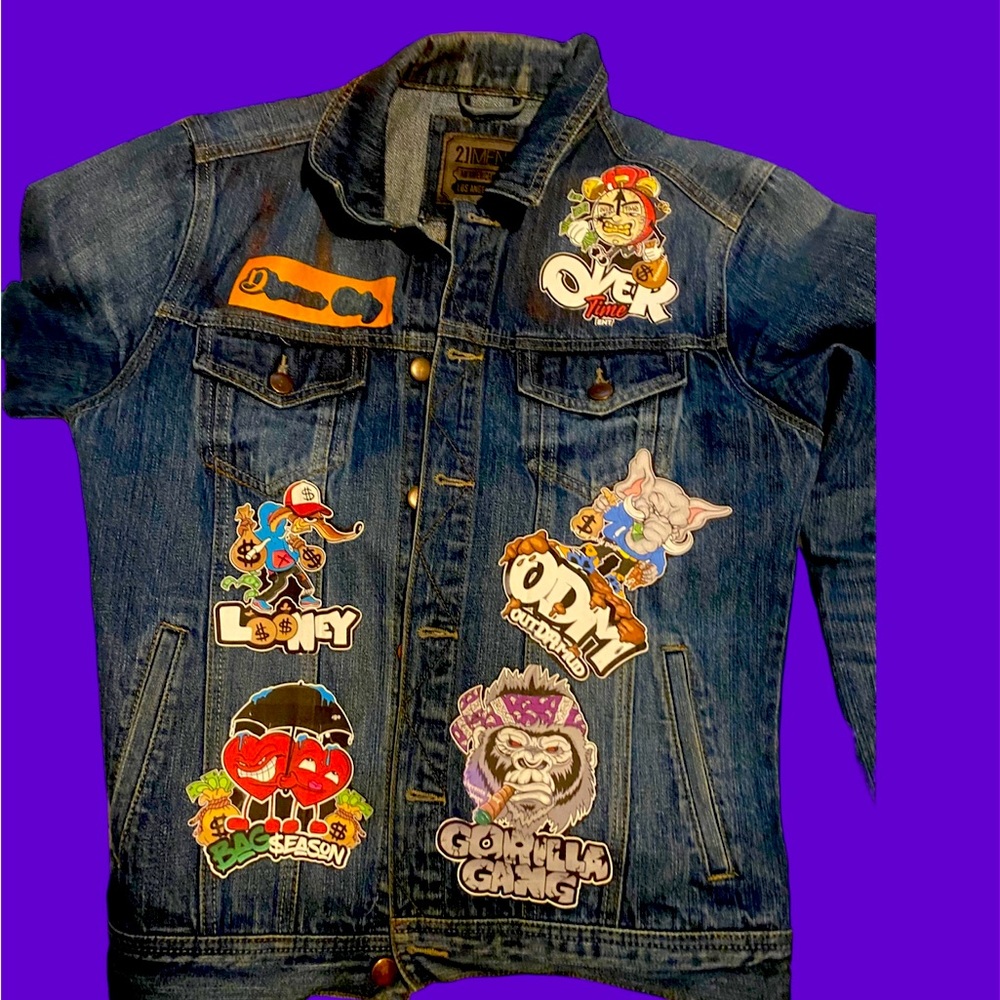 Graphic Jean jacket